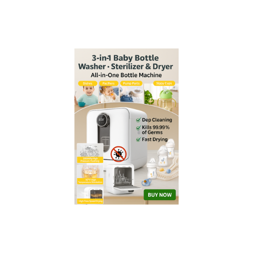3-in-1 Baby Bottle Washer