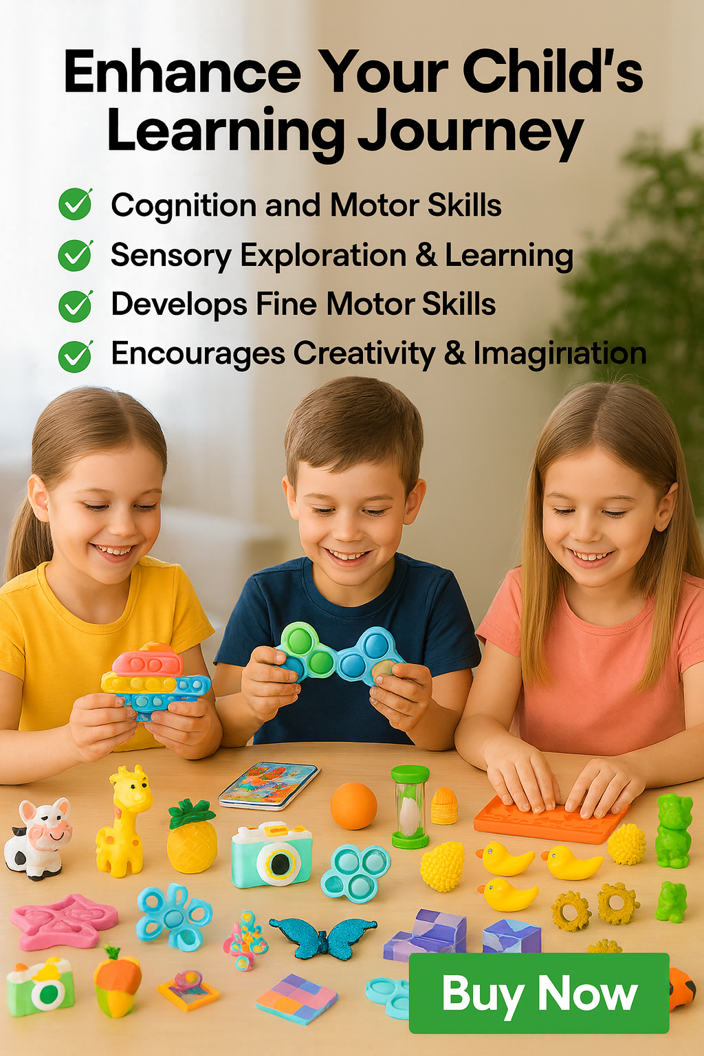 100 Pack Fidget Toys Set Sensory Tools