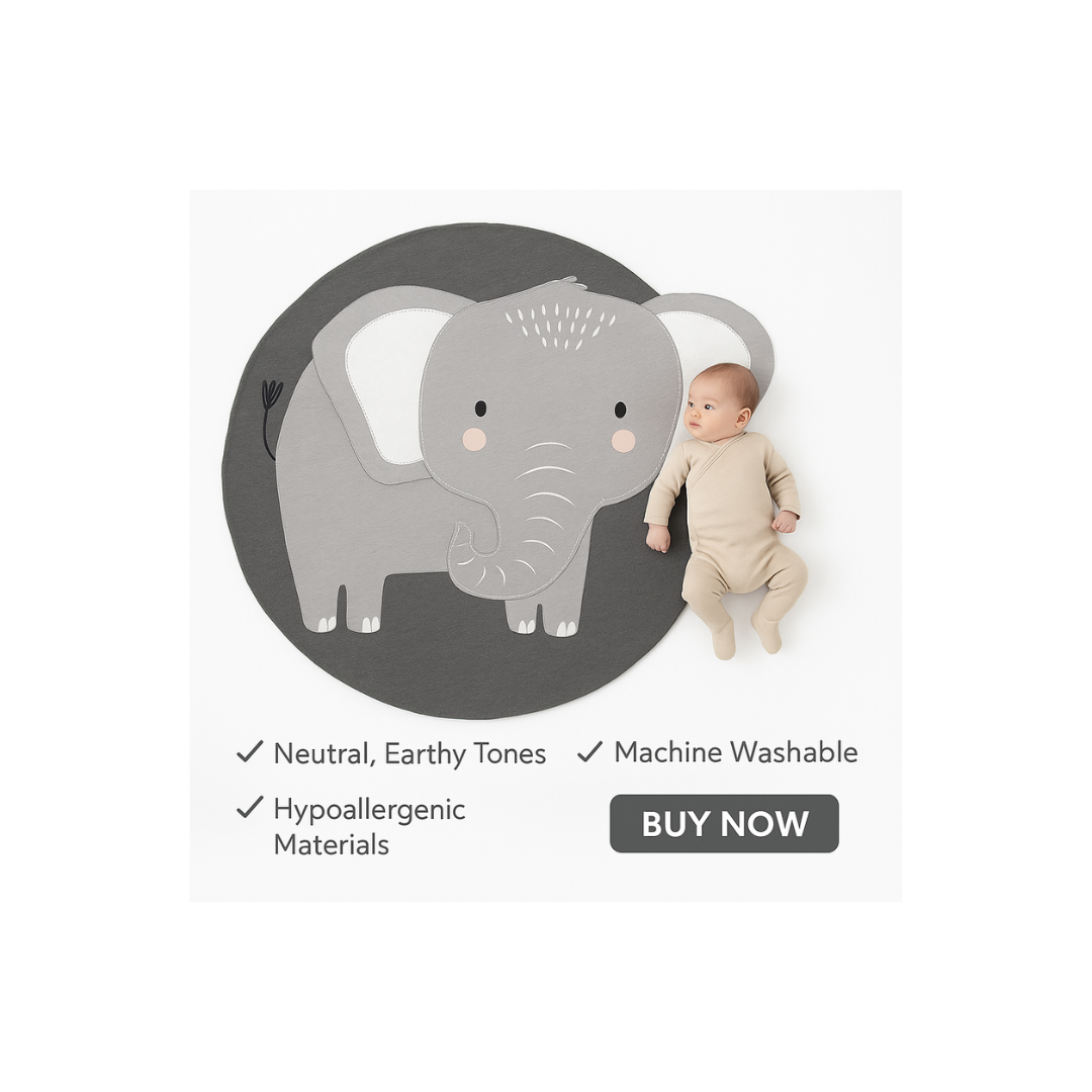Baby Play Mat Round Rug